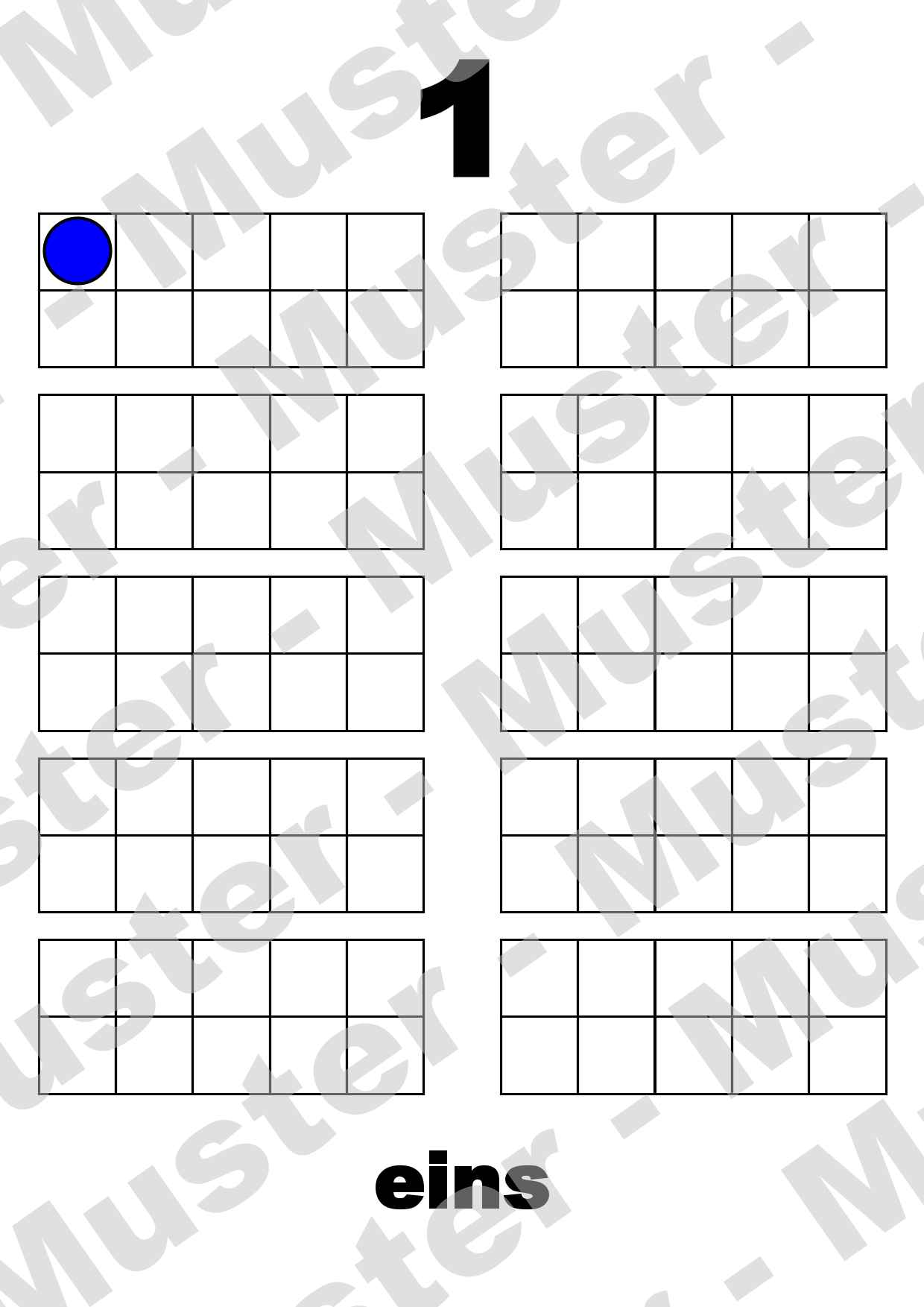 Zahlenkarten 1-100 – Spielerisches Zahlenlernen mit Legeplättchen – Bild 2